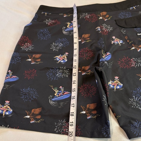 Hurley Weekender 20" Boardshorts Swimwear American July 4th-theme Men's Size 32 - Picture 11 of 16